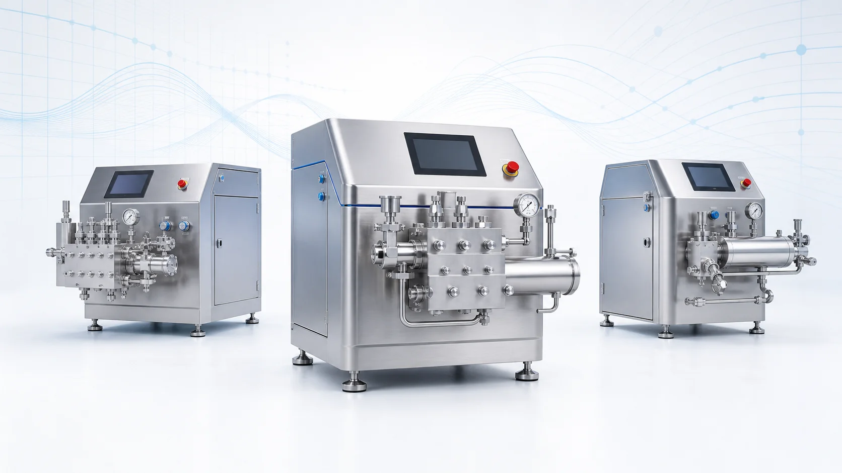 CAS PETER high-pressure homogenizer range