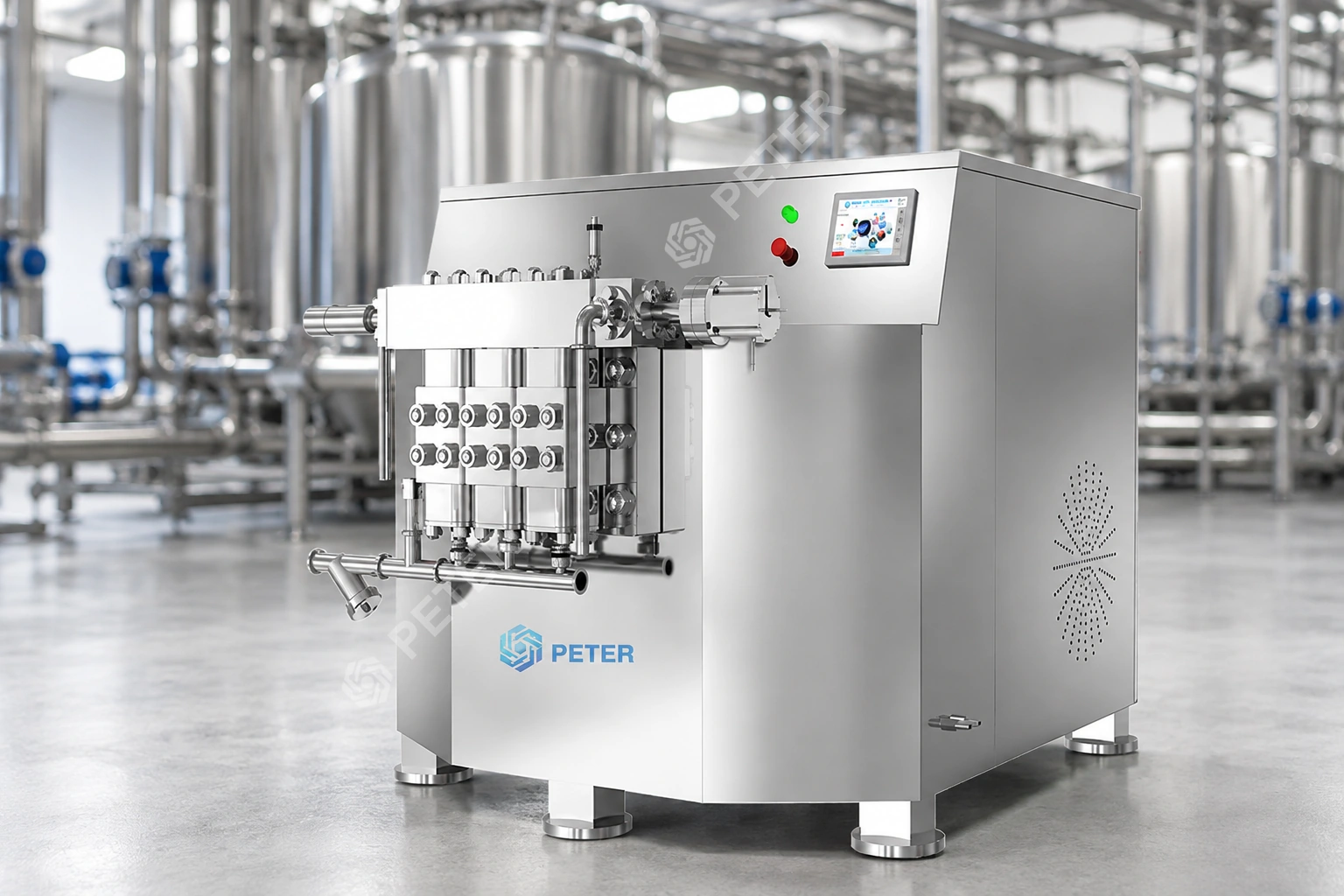 High Pressure Milk Homogenizer for Food Product Stability