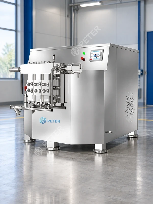 CAS PETER production homogenizer with clear front service access