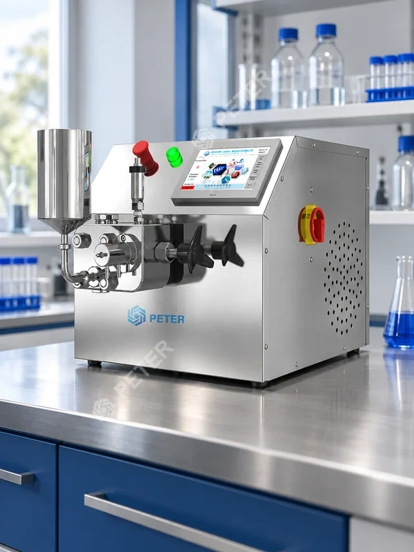 CAS PETER compact benchtop homogenizer for controlled process development