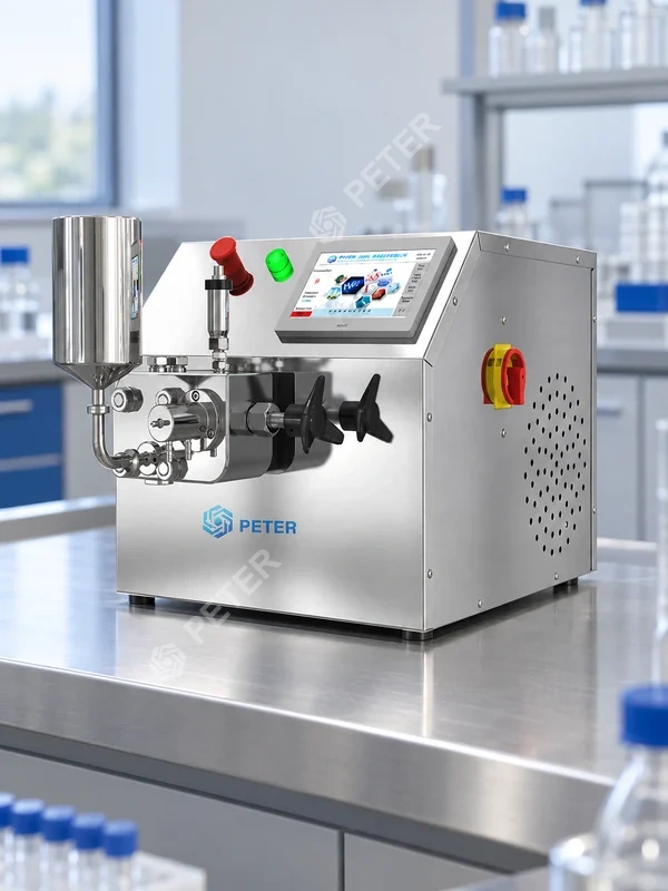 CAS PETER compact homogenizer in a low-volume sample development laboratory