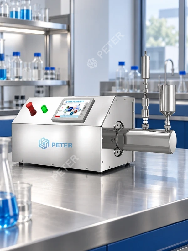 CAS PETER compact homogenizer in a formulation laboratory