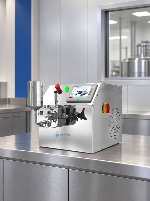 CAS PETER PT-10 in an illustrative process-development area inside a modern food factory
