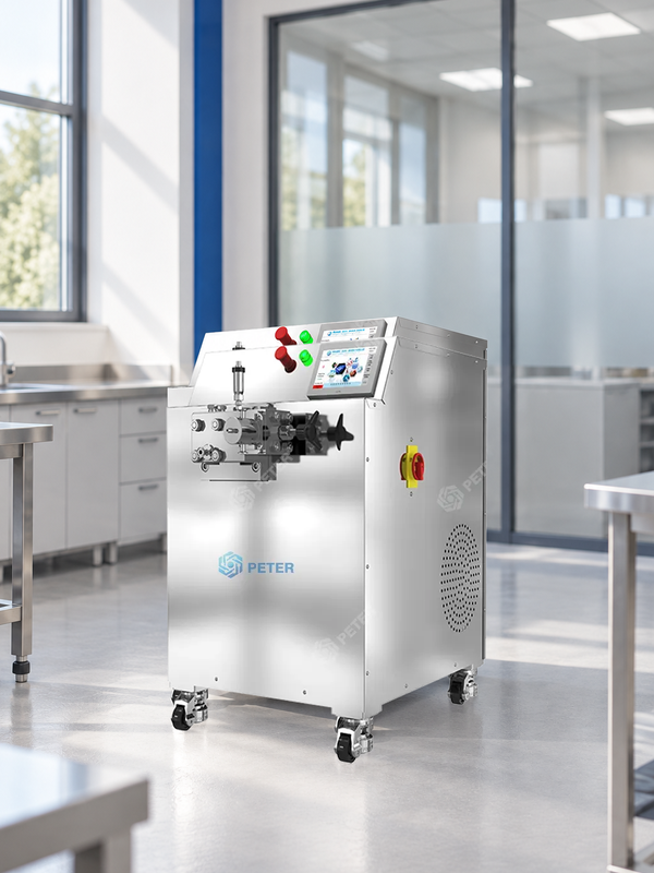 CAS PETER PT-40 in an illustrative process-development area inside a modern food factory