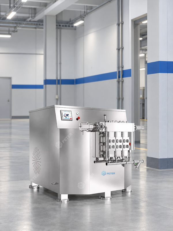 CAS PETER PT-1000 in an illustrative installation and commissioning bay inside a production factory