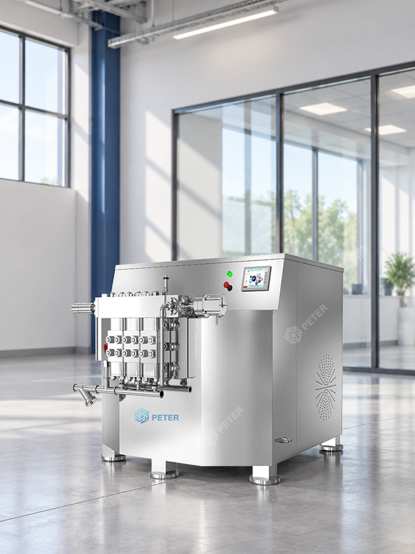 CAS PETER PT-500 in an illustrative installation and commissioning bay inside a production factory