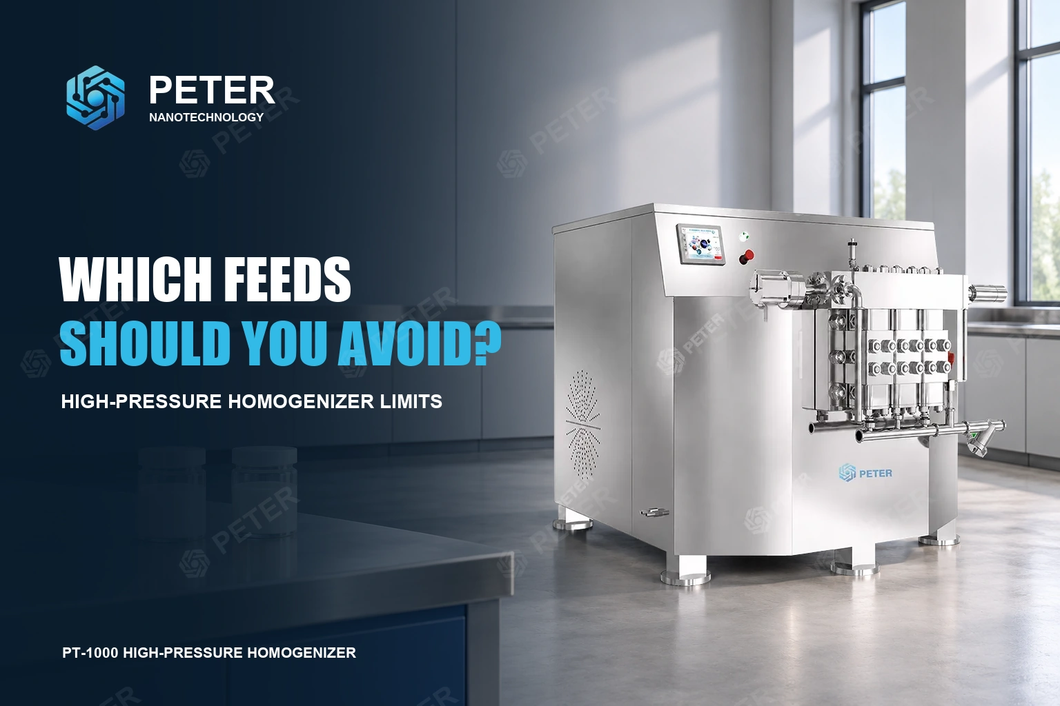 Which Materials Should Not Be Processed in a High-Pressure Homogenizer?